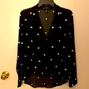 Women’s Long Sleeves Surplice INC International Concepts Tops